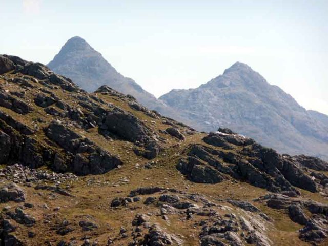 Sgurr na Criche from the ridge